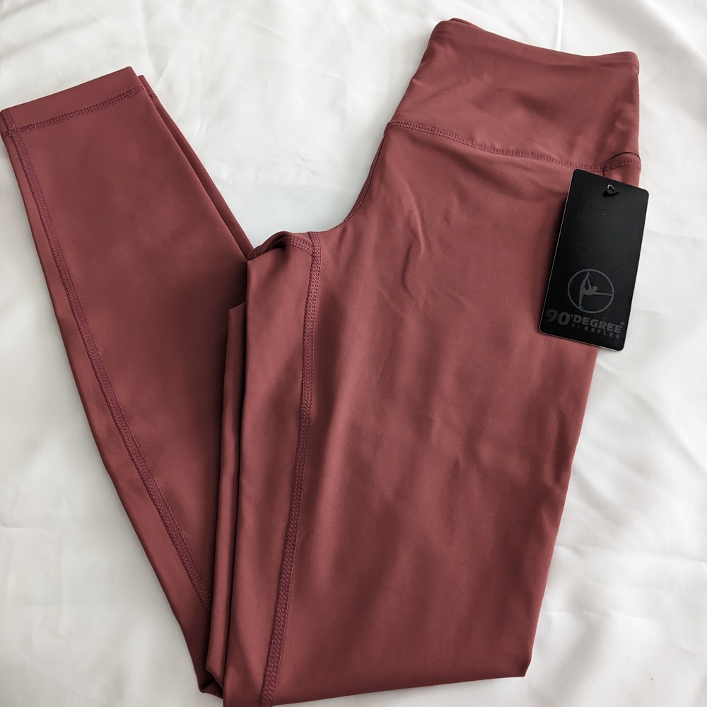 90 Degree by Reflex Pink Leggings
